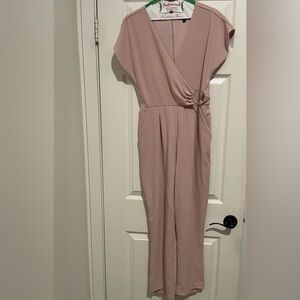 Express Pink Jumpsuit with Ring Detail